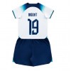 England Mason Mount #19 Hjemmedraktsett Barn VM 2022 Kortermet (+ korte bukser)